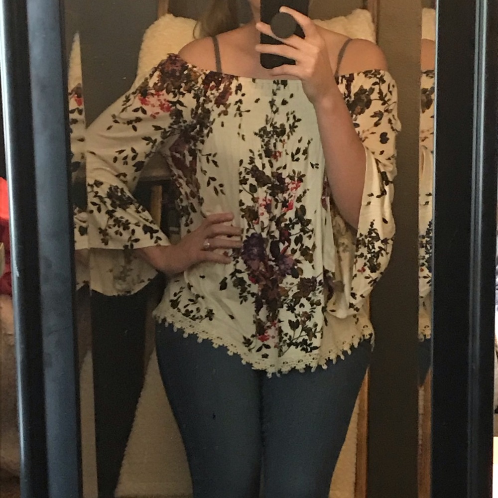 Off the shoulder blouse